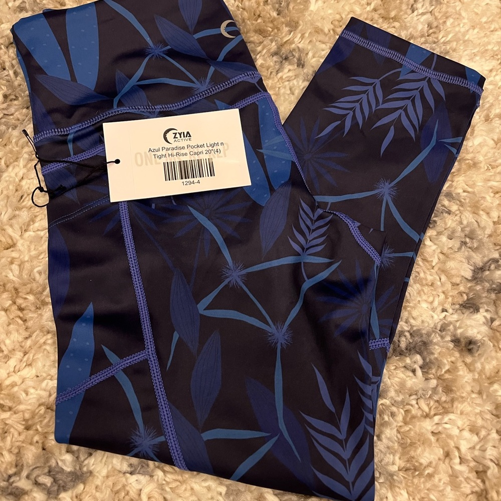 Zyia Azul Paradise Light N Tight Leggings